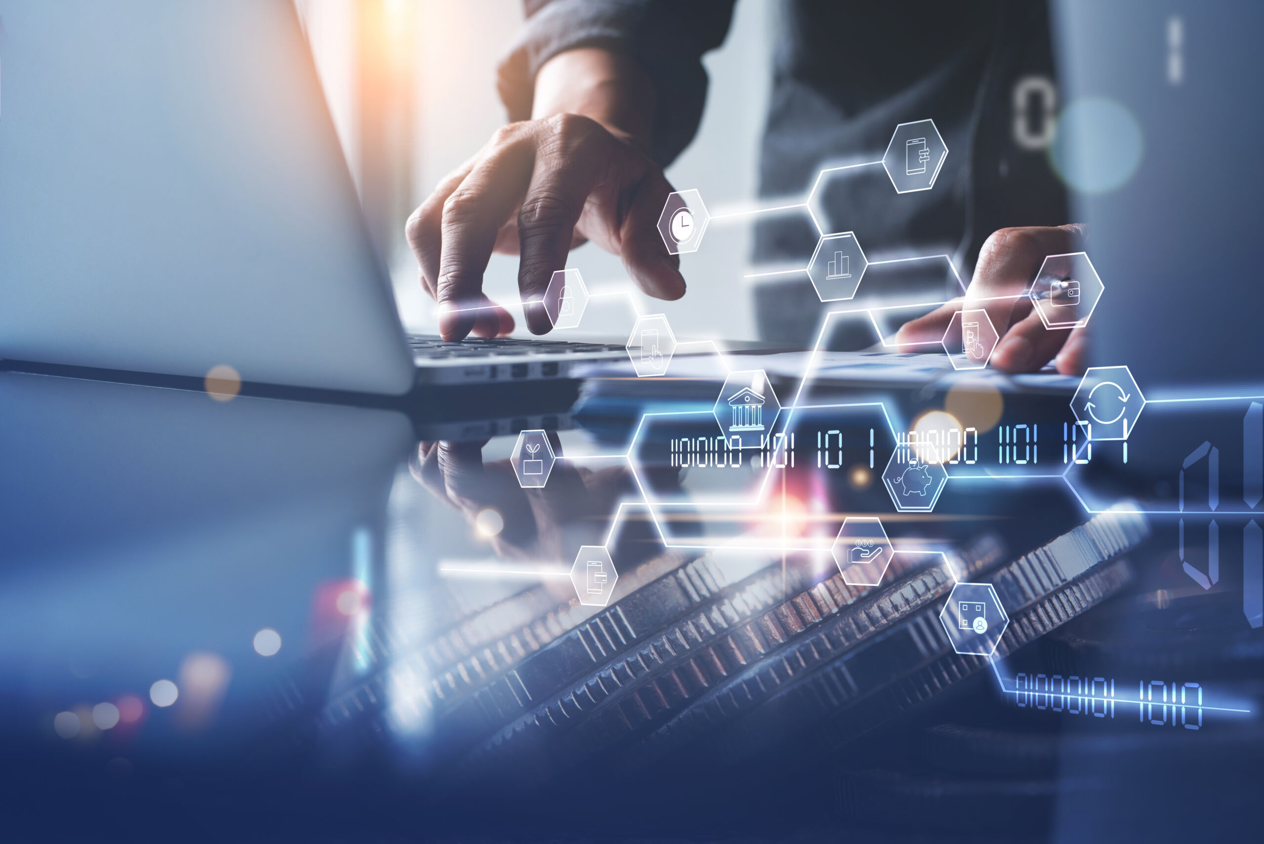 Financial technology concept